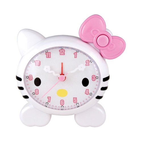Hello Kitty Alarm Clock with Cute Kitty Face