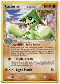 Pokemon - Cacturne δ (15) - EX Crystal Guardians - Reverse Holofoil