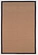 Hand Woven Jute Cotton Collection Black Binding JC01 (3' x 5')