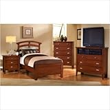Twilight Cherry Arch Twin Bedroom Set