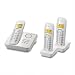Siemens - Gigaset AC265 Trio - Telephone fixe sans fil Dect - Mains libres - Repondeur numerique 12 - Blanc