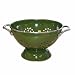 Calypso Basics, 08903, 1-1/2 Quart Enamel On Steel Colander, Olive