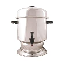 Focus Foodservice K1336A Regalware Commercial Stainless Steel Coffeemaker with Non-Drip Spigot, 36-Cup