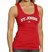 NCAA Adidas St. John's Red Storm Ladies Red Sideline Arch Tank Top