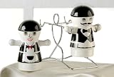 Ceramic People Salt & with Stand