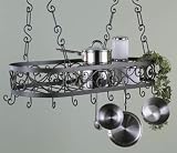 Scrolled Oval Pot Rack