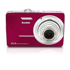 Kodak - EasyShare M340 - Appareil photo compact num�rique - 10,2 Mpix - Zoom optique 3x - Ecran LCD 2,7" - Rouge