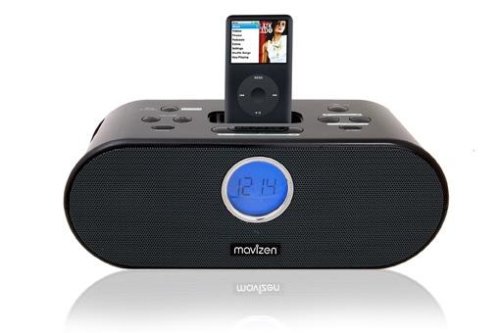 Childrens Toyshop  Electronics : Mavizen iz168-SB - Dual Alarm Clock Radio With iPod Dock