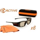 SAMSUNG-Compatible 3ACTIVE® 3D Glasses for 2011 &2012 Series 3D TV's. Rechargeable. MEGA-PACK