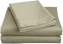 Elegance 250-Thread Count Cotton Rich Queen Sofa Bed Sheet Set, Taupe