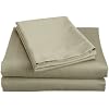 Elegance 250-Thread Count Cotton Rich Queen Sofa Bed Sheet Set, Taupe