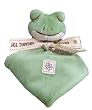 Miyim Simply Organic Lovie Blankie, Frog, 0-3 Months
