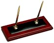 Rosewood & Leather Pen Stand