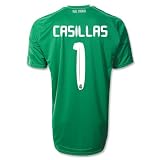 adidas #1 Iker Casillas Real Madrid Home 10/11 Keeper Soccer Jersey (US Size: XL)