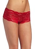 Jezebel Women's Lacy Girl Cheeky Hipster, Amazing Red, Large
