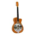 SX ELECTRO RESONATOR DOBRO SLIDE GUITAR NATURAL SATIN FINISH NEW