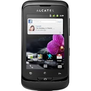 Alcatel OneTouch 918D Mix Téléphone portable sw/ws Dualsim Android Touchscreen, DualSim, incl. Wech
