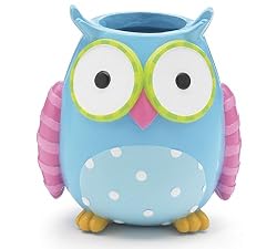 Whimsical Owl Planter/Vase Adorable Baby Nursery and Home Decor