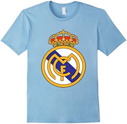Men's Real madrid T Shirt Large Baby Blue