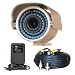 Office Products : 480TVL IR Camera Long range with 1/3" Sony CCD 3.0-8mm, Free Power Supply And 100ft Video Power Camera Cable IR358HKC 1OJ