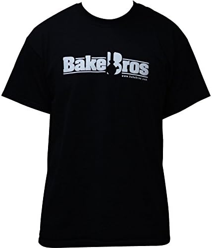 BAKEBROS T-SHIRT BLACK X-LARGE