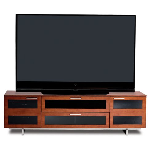 BDI Avion 8929 Quad Wide Enclosed Cabinet - Natural Stained Cherry