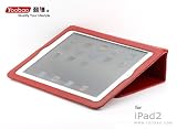 Yoobao - Funda de cuero ejecutiva para iPad 2 color rojo