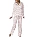 Gilligan & O'Malley� Collar Pajama Set - Paisley