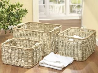 Rattan-Korb, eckig