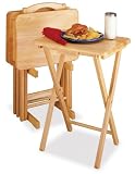 Rectangle 5-pc. TV Table - Beechwood