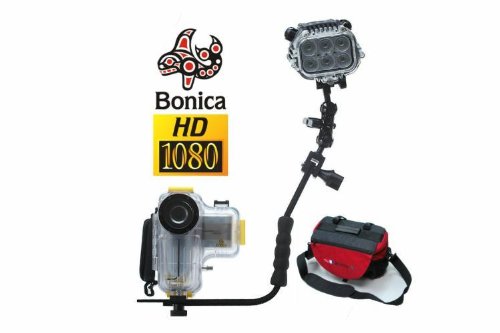Snapper HDDV 1080p - Digital Video Camera + Housing and LED Video Light G8V15 in Soft Carrying Case