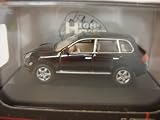 Die Cast Model PORSCHE CAYENNE TURBO Black 1:87 Scale