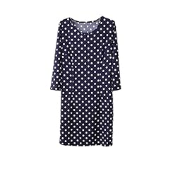 Short Polka Dot Print 3/4 Sleeves Elbow Length Sleeves Bodycon Dress 