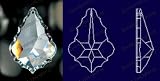 French cut 30% Lead Crystal Faceted 50mm - 2 inch #911-50