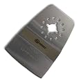 KENT Flush Cut Stainless Steel Oscillating Scraper Blade, For Scraping: Paint, Grout, Caulking, Fits Fein Multimaster, FMM250Q, Bosch, Chicago, Secco, Milwaukee