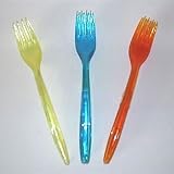 Plasticos de Galicia - Set De 4 Fourchettes De Table Plastique Glasse - 8414917672144