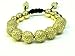 Shamballa Inspired Bracelet 12 mm Gold Plated Clea