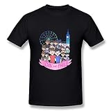 QMY Men's Dan And Phil The Amazing Book Is Not On Fire T-shirts M Black