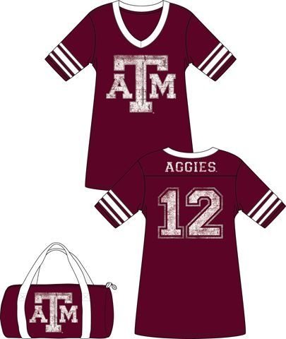 Texas A&M Aggies TAMU NCAA Ladies Football Jersey Small / Medium