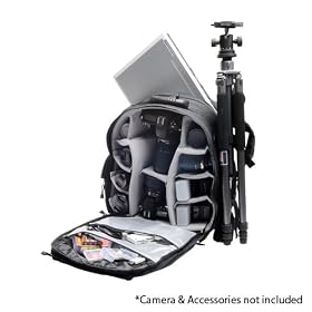 Aktiv PAK Professional All Weather Multi Purpose Photo/Computer Laptop Backpack for Canon Rebel XSi, XS, T1i, XTi, 50D, Nikon D40, D60, D5000, D90