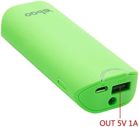 Ysbao YSB-S3II 5600mAh 5V Mobile Power Bank with LED Torch Green