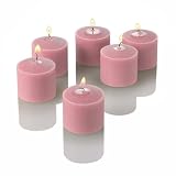 10 Hour Votive Candles Pink Gardenia Scented Set of 72 by 