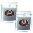 Washington Redskins 2 pack of 2"x2" Candle Sets - NFL Football Fan Shop Sports Team Merchandise