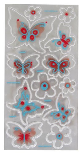 SeeME デザイナーリフレクティブステッカー BUTTERFLIES 58099