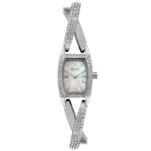 DKNY Women's Crystal Accented Stainless Steel Watch #NY4633