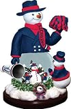 NEW ENGLAND PATRIOTS Limited Edition Memory Company “Snowman Cheer” Snowglobe Christmas Figurine