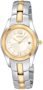 Seiko Two-Tone Dress Ladies Watch SXDA72