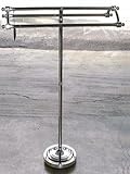 IMAGE OF Elements of Design DS2275 Pedestal Round Plate Towel Rack, Dark Bronze