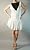 Andrea Sleeveless Knee length Dress with Embriodered Chest