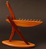 Walking Moon Hannukiah Unique Wood Menorah